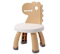 Levemolo Taburete para Niños Decoracion Colegio Respaldo, PP PVC Amarillo | Ligero Bordes Suaves, Forma Cilíndrica, Estilo Cartoon, para Niños Pequeños y Uso Escolar