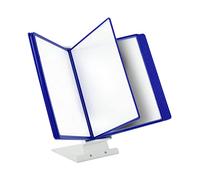 LEVIATAN Sistema de paneles de visualización de la mesa | con 10 paneles de pantalla A4 |color azul