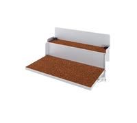LEVIRA - Mesa Plegable, Mesa suspendida de balcón, Mesa Auxiliar ForFun - 48 x 29 - Blanco
