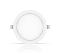 Levitantes Downlight LED 20W, 4000K, cortado 190-200mm, redondo, empotrado, 6 piezas: ideal para iluminación eficiente en espacios interiores.