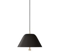 Audo Copenhagen Lámpara colgante Levitate Ø28 cm negro-latón