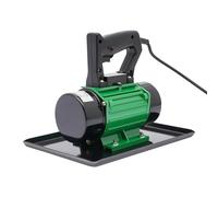 Levkitch Llana alisadora con esquinas redondeadas, 290 x 210 mm, paleta de alisado eléctrica, alisador de cemento, hormigón, pavimento, kit de vibración, herramienta de acabado de hormigón, disco de