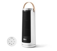 Levoit LTF-F132B-WEUR, Ventilador de pie para uso doméstico, Negro, Blanco, Mesa, Suelo, 20 dB, 90°, 12 horas