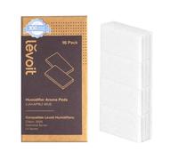 LEVOIT Paquete de 16 almohadillas aromáticas, filtros de repuesto para humidificador, compatibles con LV600S, Classic300S, LV600HH, OasisMist450S, hacen que la fragancia sea más fuerte y de larga