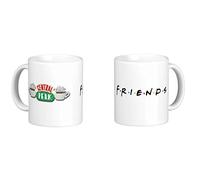 Lewistons-Of-London Friends TV Show Series USA Sitcom The One Where Drink Tea Coffee Central Perk Funny Humor Work Banter Taza de cerámica blanca de 325 ml