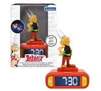 LEXIBOOK Reloj despertador Astérix RL800AX2 – luz nocturna, LCD retroiluminada, sonidos, snooze