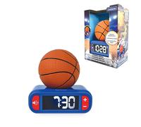 LEXIBOOK, Baloncesto Reloj Despertador Luz Nocturna, RL800BALXB