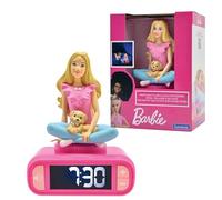 LEXIBOOK, Barbie Reloj Despertador Luz Nocturna, RL800BBLXB