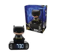 LEXIBOOK, Batman Reloj Despertador Luz Nocturna, RL800BATLXB