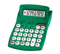 Lexibook, FRUITIES® Calculadora de sobremesa con Pantalla abatible, 10 dígitos, Funciones básicas y avanzadas, Teclas Grandes, Solar y Pilas, Verde, C210B