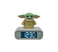 Lexibook Despertador Star Wars Grogu – Luz nocturna y efectos de sonido, Verde RL800SW