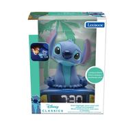 Lexibook - Despertador digital Stitch con luz de noche 3D y efectos sonoros 15x10x20 cm (RL800D)