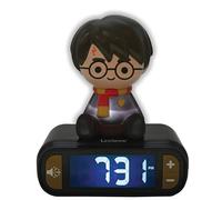 LEXIBOOK - Despertador Harry Potter con Pantalla LCD Digital y luz de Noche integrada, Color Negro - RL800HPLXB