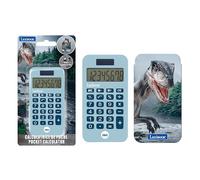 Lexibook, Dinosaurio, Calculadora de Bolsillo Azul, C45DINO
