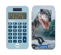 LEXIBOOK, Dinosaurio, Calculadora de Bolsillo Azul, C45DINOLXB