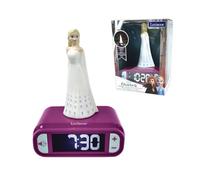LEXIBOOK, Frozen Reloj Despertador Luz Nocturna, RL800FZLXB