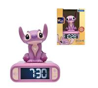 Lexibook Digital Alarm Clock With 3d Angel Night Light Rosa Niños