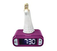 Lexibook Reloj despertador RL800FZ Disney Frozen 2 Elsa con sonido y luz nocturna Azul