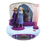 LEXIBOOK, Frozen, Reloj Despertador Proyector, RP510FZLXB