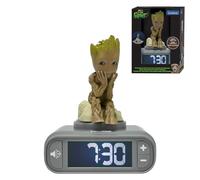 Lexibook Reloj despertador Marvel Guardianes de la Galaxia Groot RL800GG, Luz nocturna, LCD, Snooze