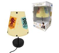 LEXIBOOK, Harry Potter, Lámpara de mesilla de Noche, Lámpara de Dormitorio Infantil con Pantalla, Luz Decorativa en Color Harry Potter, LT010HP