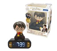 Lexibook Despertador Harry Potter – Pantalla LCD digital, luz de noche integrada, negro