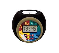 LEXIBOOK, Harry Potter, Reloj Despertador con proyector, función de repetición y Alarma, luz Nocturna con Temporizador, Pantalla LCD, Funcionamiento a Pilas, Negro, RL977HP