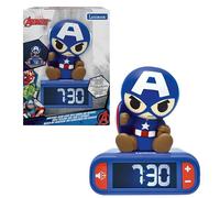 LEXIBOOK, Vengadores Reloj Despertador Luz Nocturna, RL800AV1