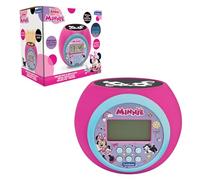 Lexibook Despertador proyector Disney Minnie con alarma y función s