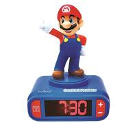 LEXIBOOK, Mario Reloj Despertador Luz Nocturna, RL800NILXB