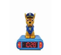 LEXIBOOK, Patrulla Canina Chase Reloj Despertador, RL800PA | Sonidos y melodías, pantalla LCD retroiluminada, luminoso, snooze, azul/rojo