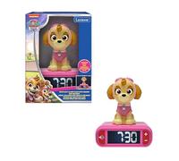 Lexibook Despertador La Patrulla Canina RL800PAG – Luz nocturna, Pantalla LCD, Sonidos y Snooze