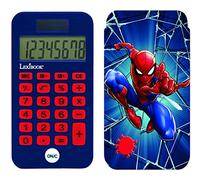 Lexibook, Calculadora de Bolsillo Spider-Man, Funciones de clásicas y avanzadas, Cubierta Protectora rígida, con batería, Azul/Rojo, C45SP