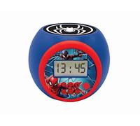 LEXIBOOK Reloj despertador Spiderman Marvel con proyector