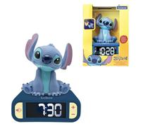 Lexibook, Stitch, Despertador con luz nocturna, modelo RL800DLXB