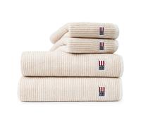 Lexington Toalla de mano Icons Original Striped 50x70 cm White-tan