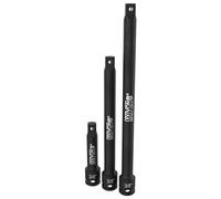LEXIVON Juego de barras de extensión de destornillador de impacto, accionamiento de 3/8" | Juego de 3 piezas de 3, 6 y 8 pulgadas de largo [LX-114]