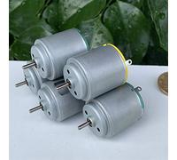 Lfang-Generators Motor DC 3V 3.7V 6V Motor redondo de alta velocidad DIY Micro USB Pequeño ventilador eléctrico RC Motor de juguete Modelo de automóvil herramienta, alta e transmisión