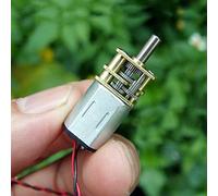 Lfang-Generators Motor de engranajes DC 3-6V 3.7V 4.2V 65RPM D EJE DOFT MINI MINI MINI REDUCCIÓN Motores engranajes con rueda de caja de metal, alta e transmisión