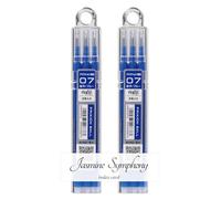 LFBKRF30F 0.03 pulgadas (0.7 mm) FriXion Ink Blue [mina de repuesto azul, paquete de 3 x 2 (6 piezas en total), 1 tarjeta de índice Jasmine Symphony