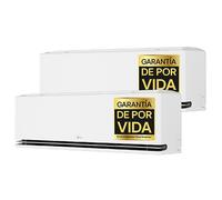 LG Dualcool AI Air S, hasta 30m² + 20m², 3010 + 2150 frigorías con Garantía de por Vida - MAGNA912SX.SET2
