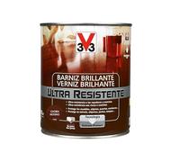 Liberon V33 Barniz Interior Ultra Resistente Brillante Caoba 0,75L