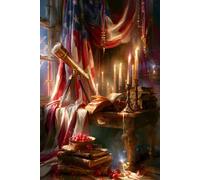 Liberty: A Dark Academia Patriotic Lined Journal | Vintage 4th of July Notebook for Men & Women: Independence Day & Antique Scholar Americana Diary | 200-Page Ruled Red White & Blue History Gift 6x9