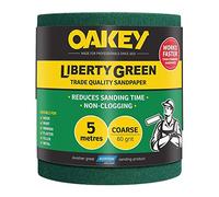 Liberty Green - Rollo de lija (115 mm x 5 m, tamaño mediano, 60 g)