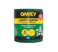 Liberty Green - Rollo de lija (115 mm x 5 m, tamaño mediano, 80 g)