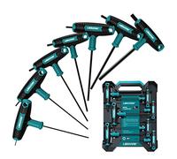 LIBRATON Llave con mango en T, Juego de Llave hexagonal en T 7pz | Llave Allen métrica con empuñadura en T, Destornilladores para reparación de automóviles y bicicletas, 2.5-10mm