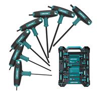 LIBRATON Llave Torx con mango en T, Juego de Llave TORX Empuñadura en T 7pz | Destornilladores Torx para Reparación de Automóviles y Bicicletas, Doble Agarre, T10-T40