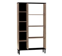 Librería,100% Tablero de aglomerado rechapado en melamina , Color Atlantic WELLHOME