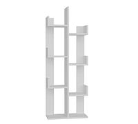 Librería,100% tablero de aglomerado rechapado en melamina, color blanco