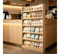 Librería Alta 6 Baldas de Madera, Estantería para Libros Infantiles | Estantería de pared de 6 baldas en madera maciza con fondo de 10cm, barandillas y rodapié.(67.72*19.69*3.94in)